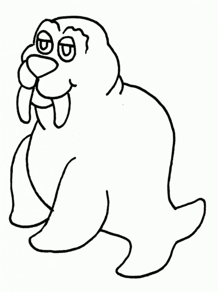 walrus coloring pages kids - photo #9