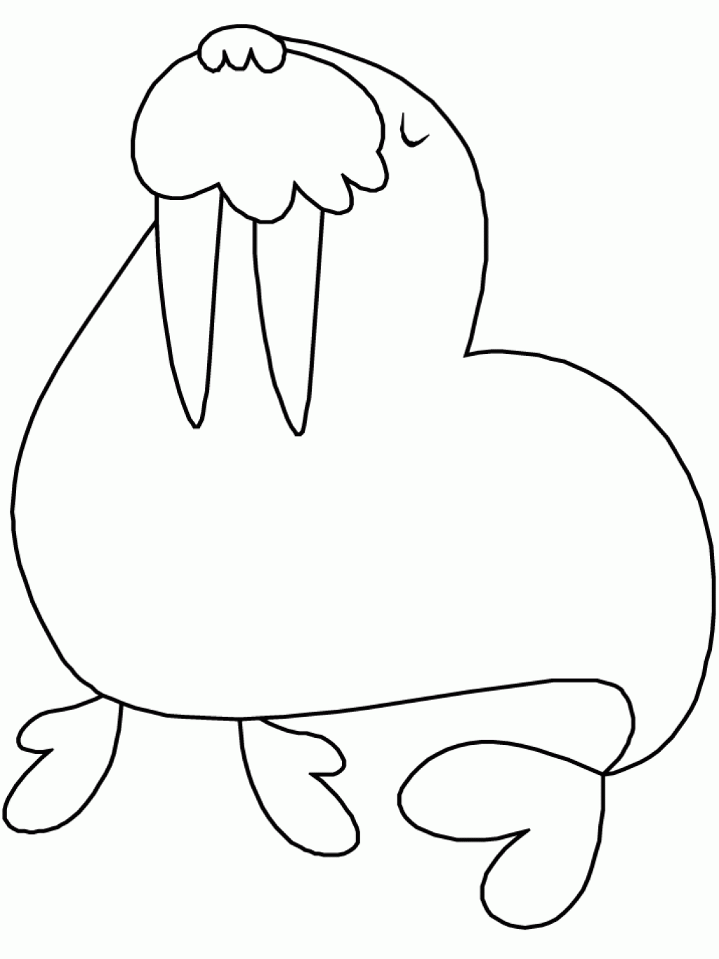 walrus coloring pages - photo #28