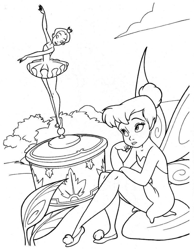 fairy coloring pages disney - photo #8