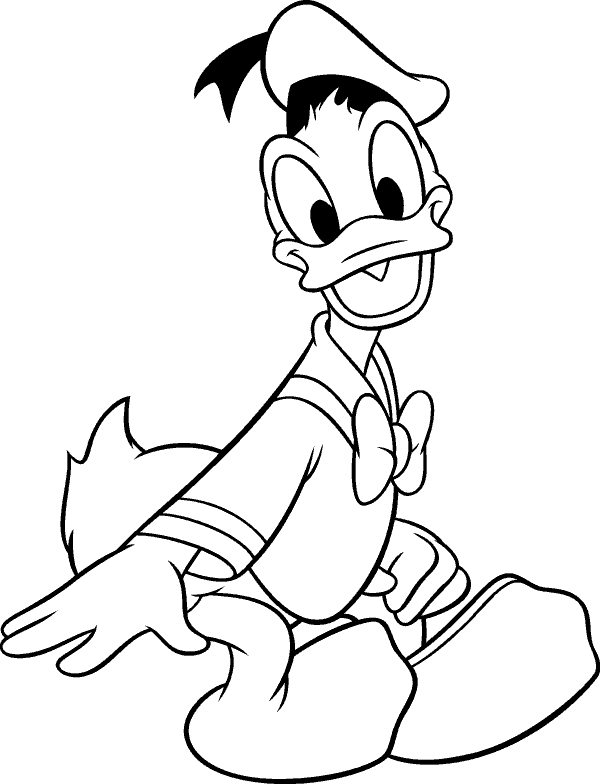 baby donald duck coloring pages free printables - photo #36