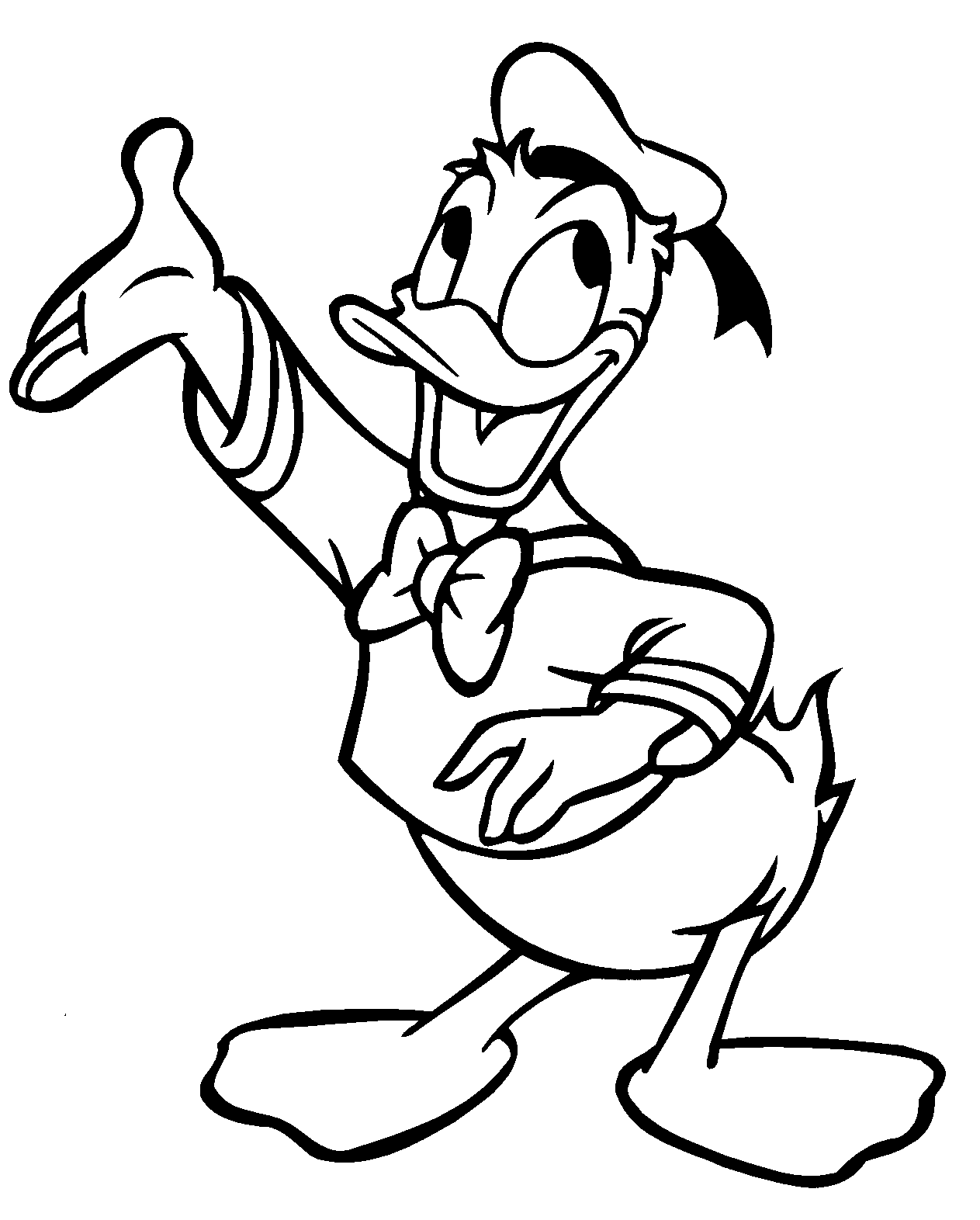 Donald Duck Coloring Pages To Print