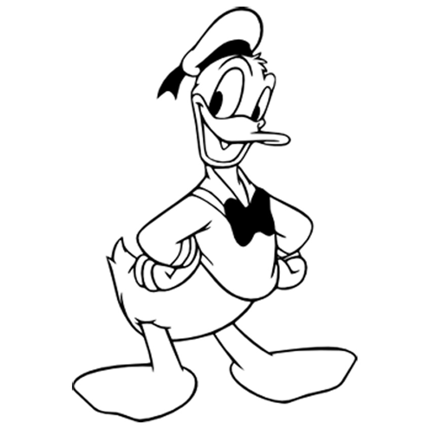 baby donald duck coloring pages free printables - photo #15