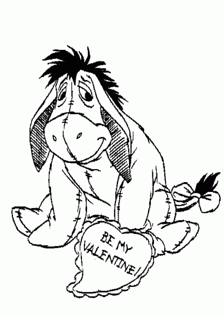 sad eeyore coloring pages - photo #39