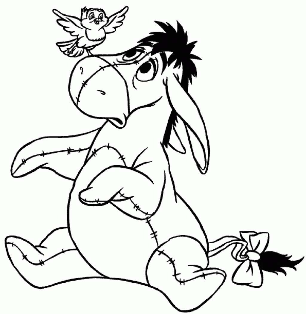 sad eeyore coloring pages - photo #33