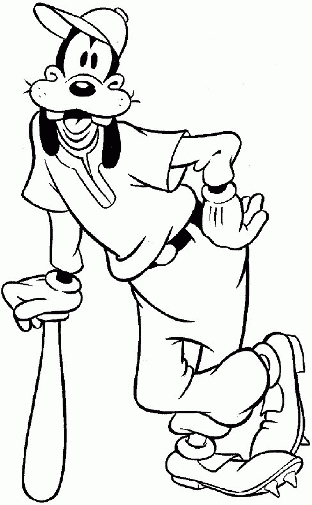 Disney Goofy Coloring Pages