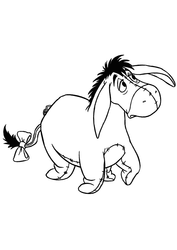 sad eeyore coloring pages - photo #32