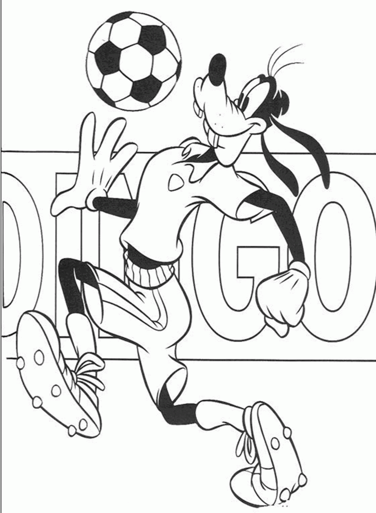 Free Printable Goofy Coloring Pages For Kids