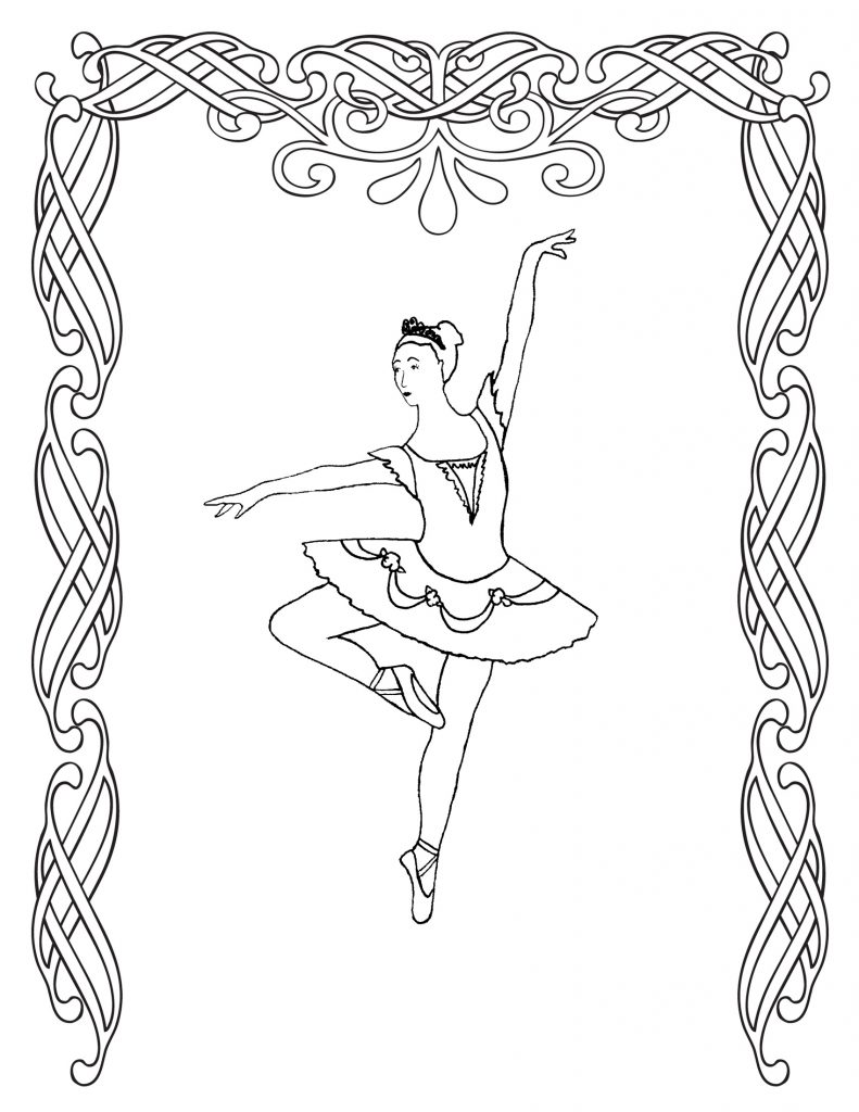 dancer coloring pages for kids - photo #22