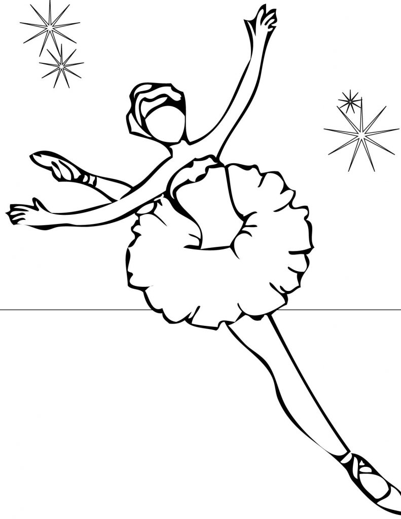 dancers coloring pages - photo #3