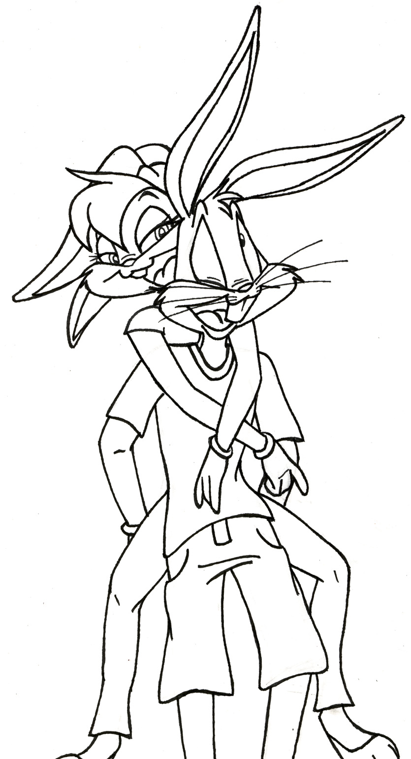 gangster bugs bunny coloring pages - photo #43