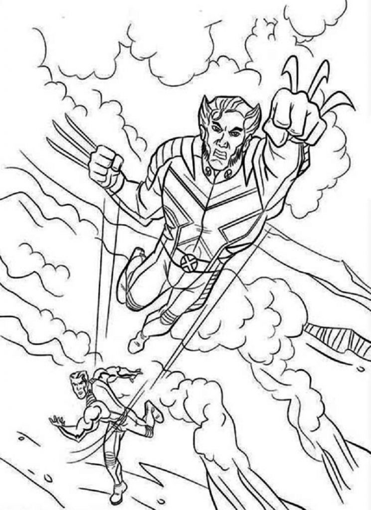 xmen and coloring pages - photo #49