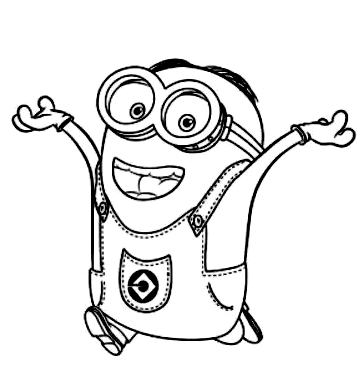 images of coloring pages minions despicable me - photo #2