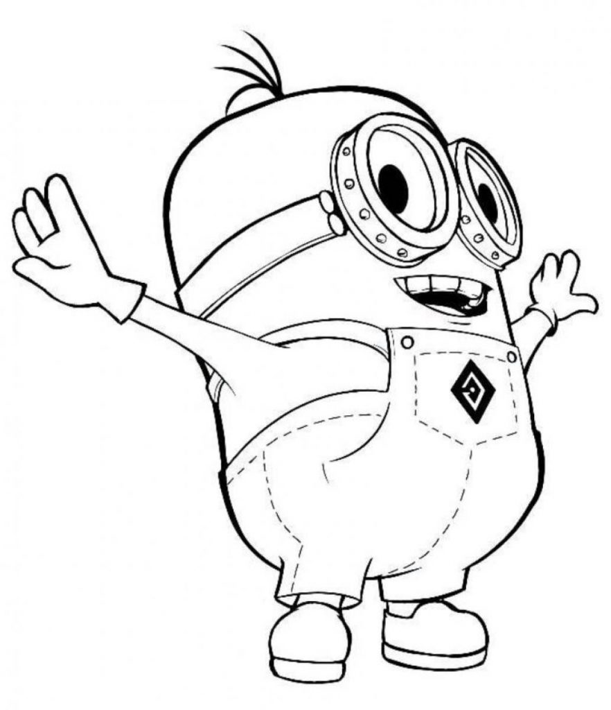 yellow minion coloring pages - photo #15