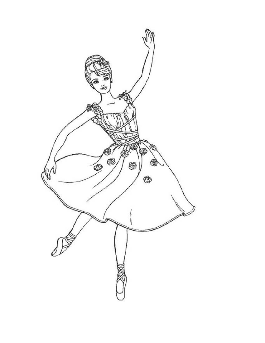 dancer coloring pages for kids - photo #8