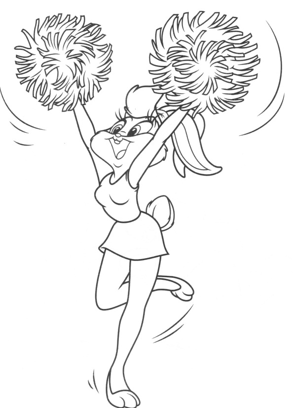Free Cheerleading Printables Printable Coloring Pages