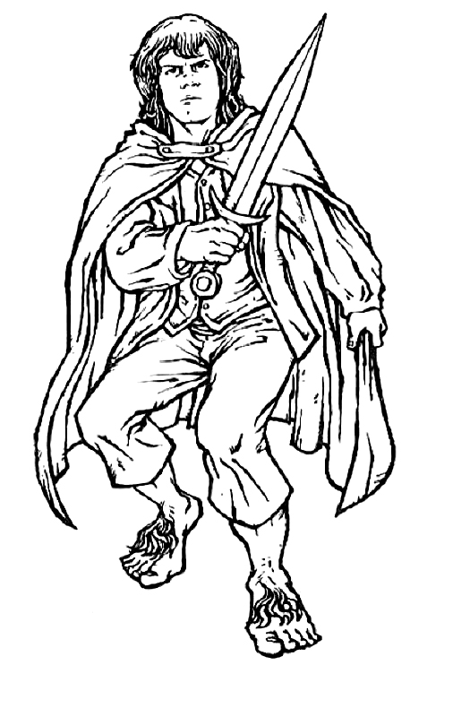gandalf the gray coloring pages - photo #36