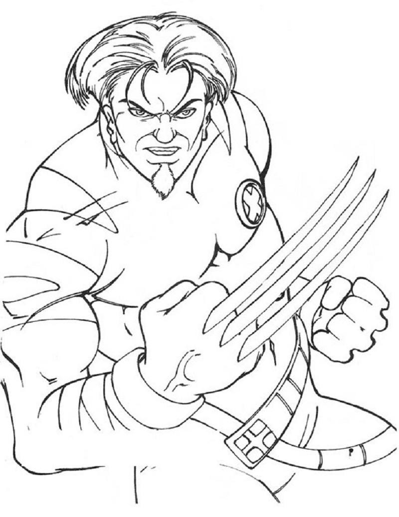 man coloring pages for kids - photo #20