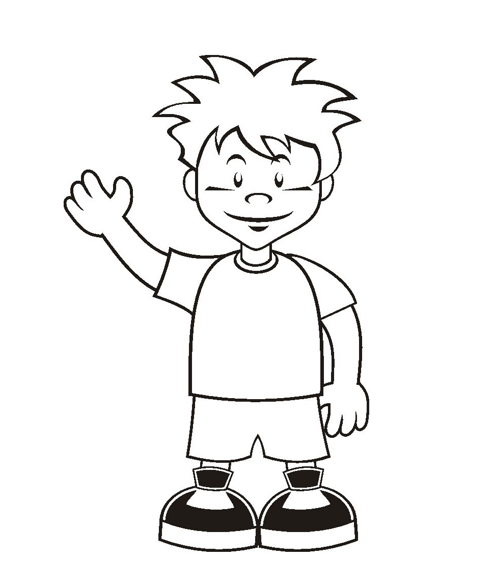 Free Printable Boy Coloring Pages For Kids