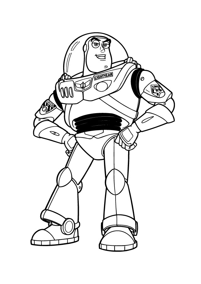 Free Printable Buzz Lightyear Coloring Pages For Kids