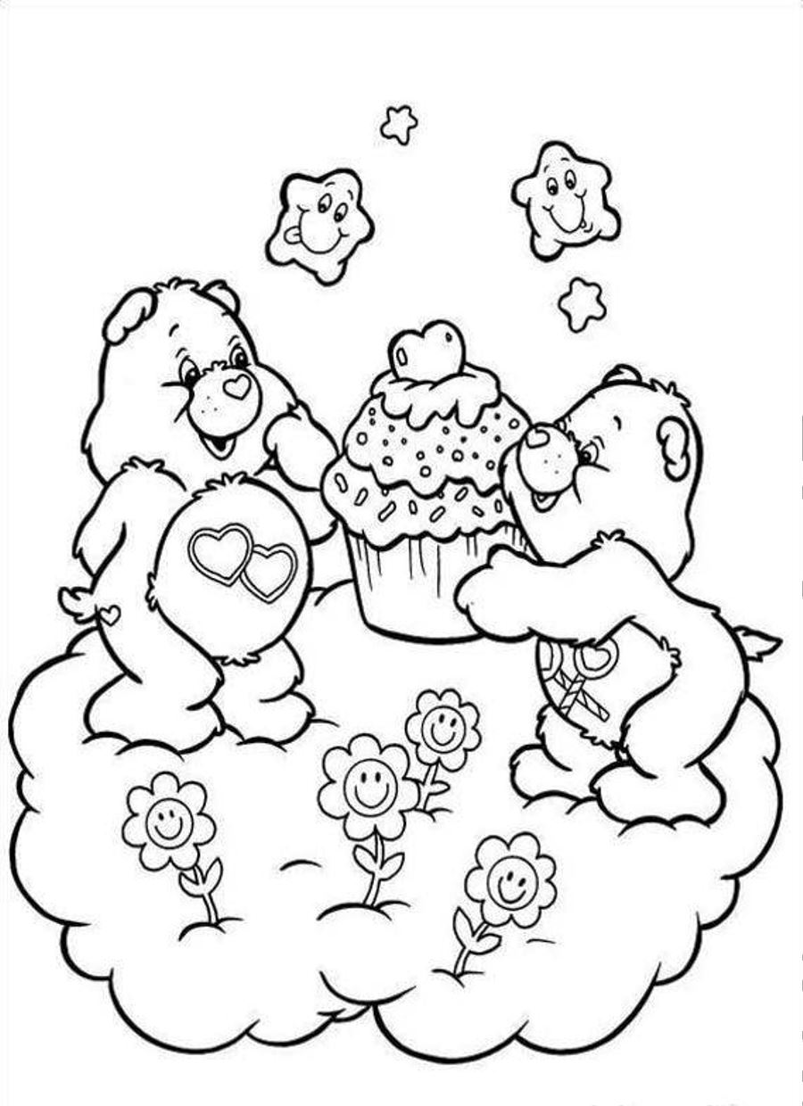 baby care bears coloring pages - photo #35