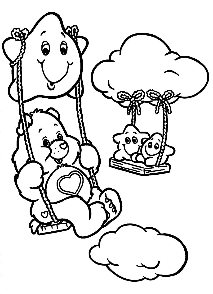 Care Bears Coloring Sheets Molon Printable