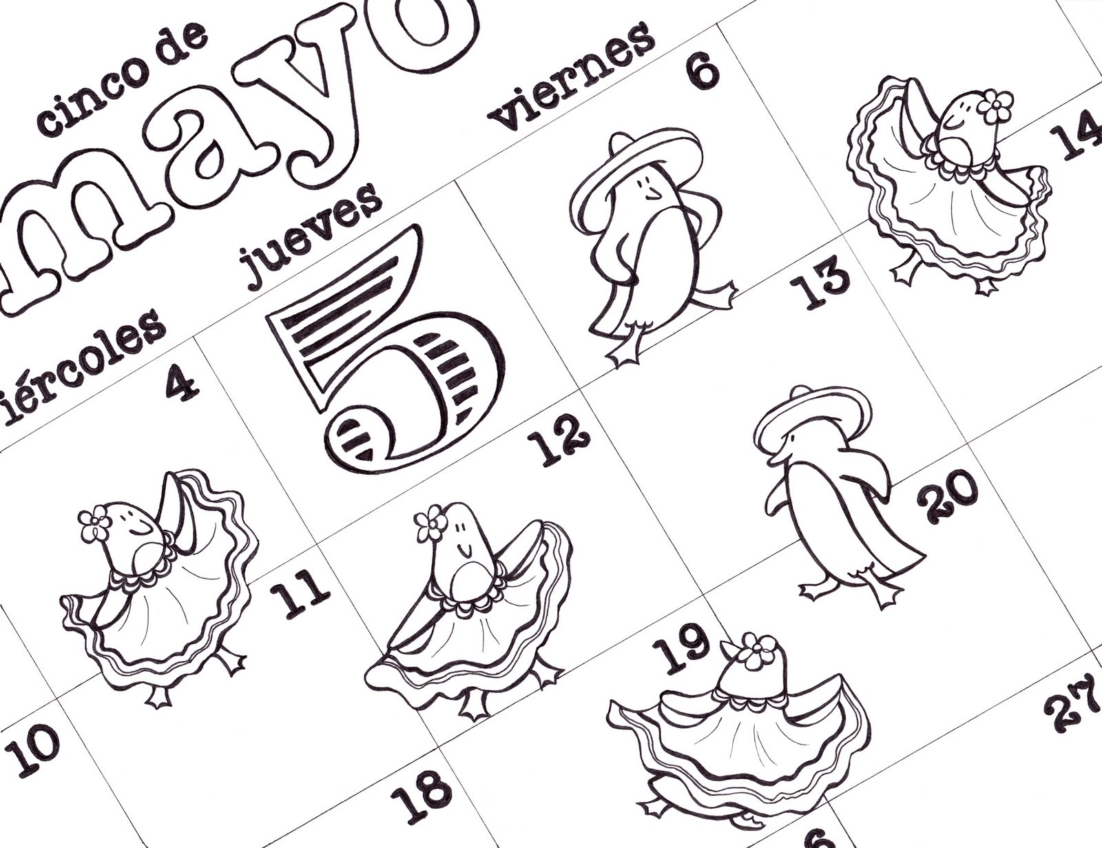 Free Printable Cinco De Mayo Coloring Pages For Kids - Best Coloring