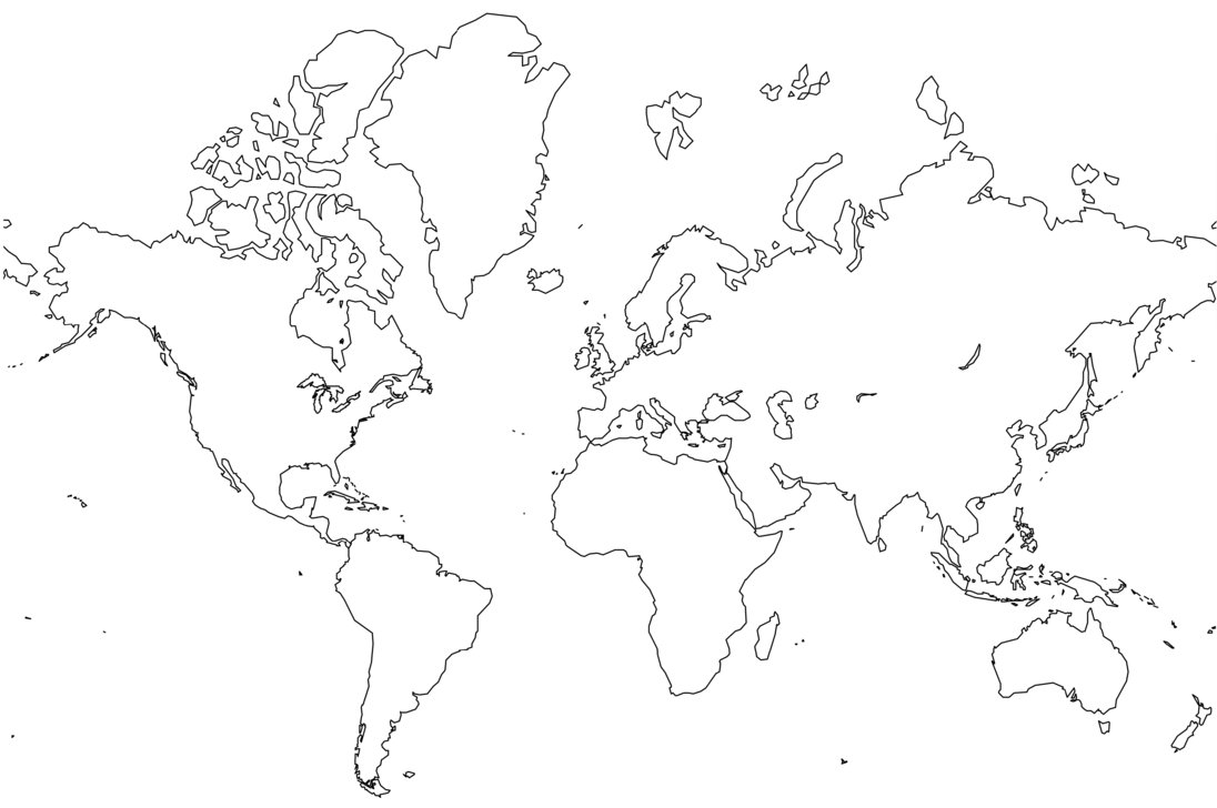 Free Printable World Map Coloring Pages For Kids - Best Coloring Pages