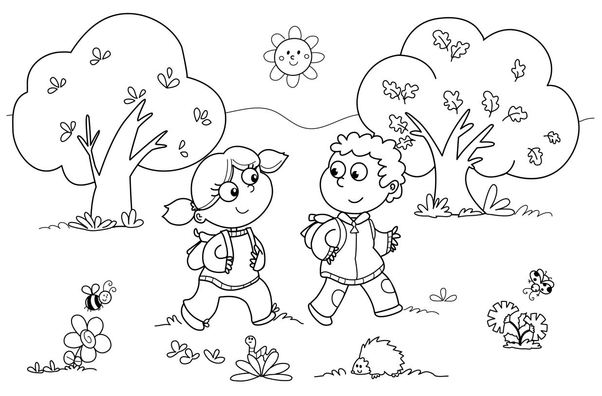 Coloring Pages Kindergarten