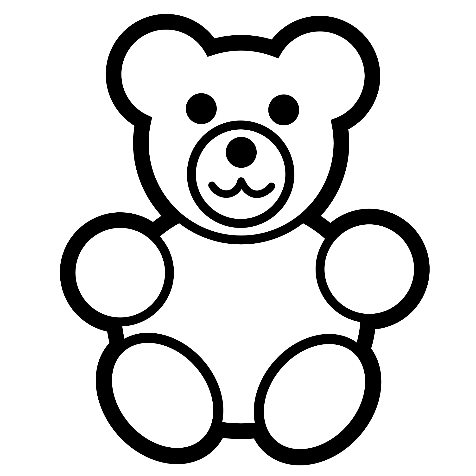 coloring pages of bears - photo #39