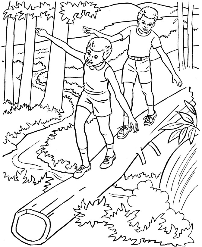 activity village coloring pages summer - photo #31