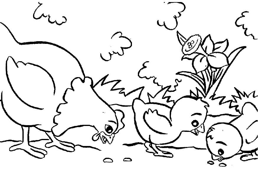 a coloring pages of animals - photo #45