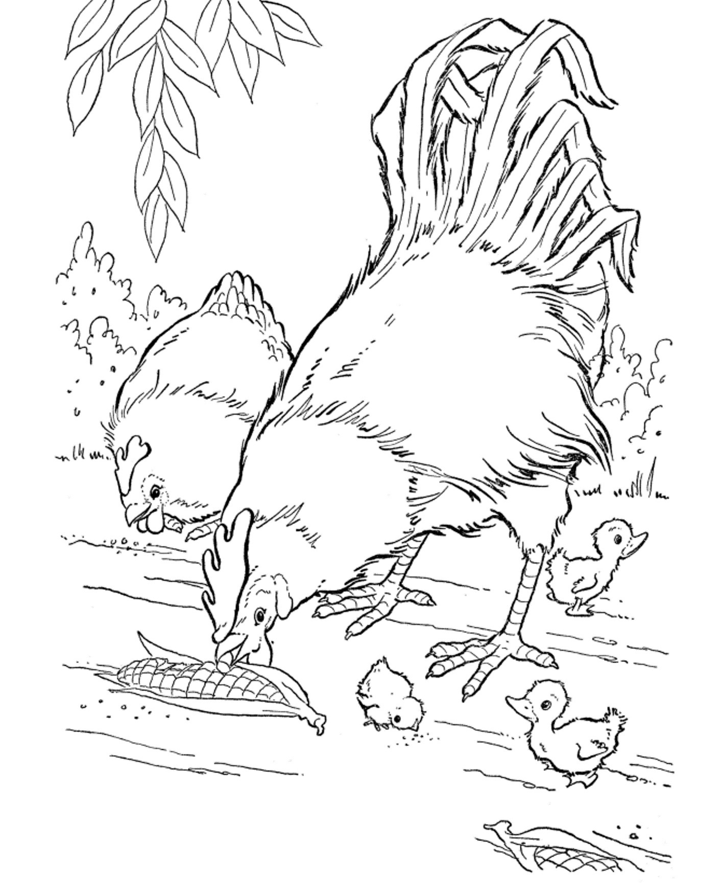 baby farm animal printable coloring pages - photo #42