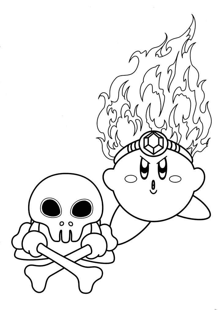 ice kirby coloring pages - photo #13