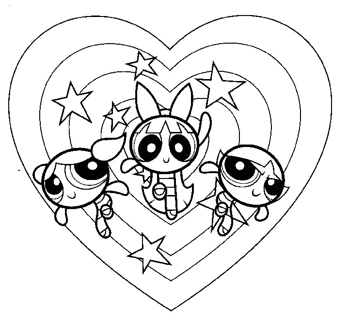 Free Printable Powerpuff Girls Coloring Pages For Kids