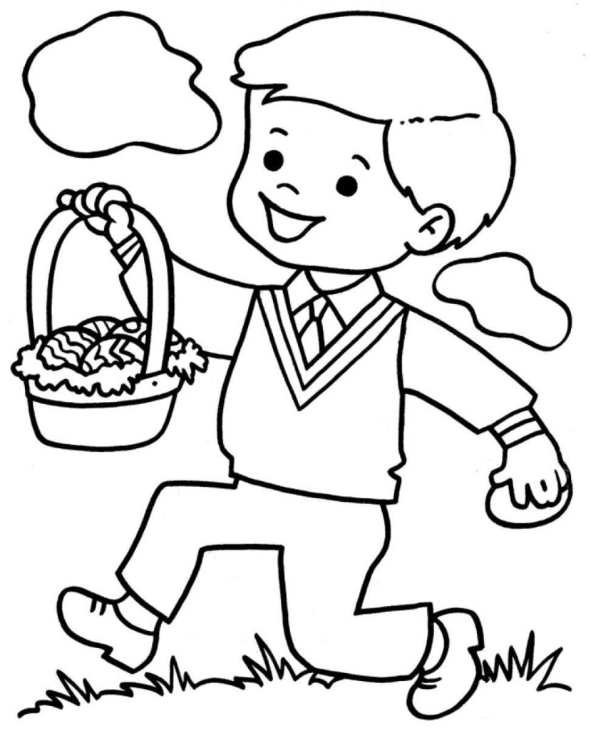 young boy coloring pages - photo #34