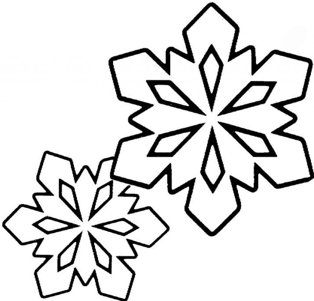 Printable Snowflake Coloring Pages