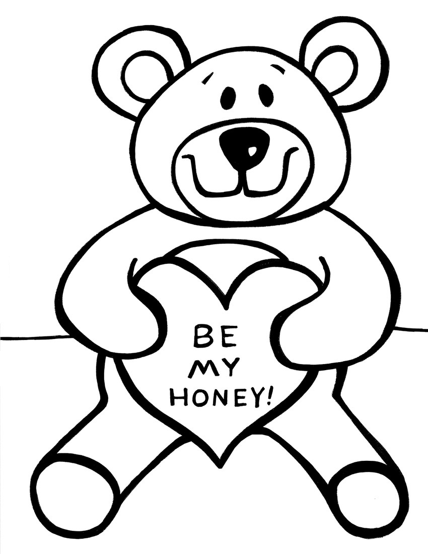 teady bears coloring pages - photo #28