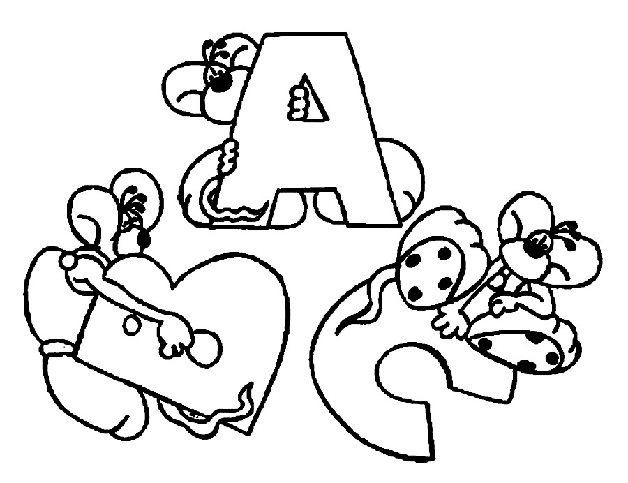 Free Printable Abc Coloring Pages For Kids