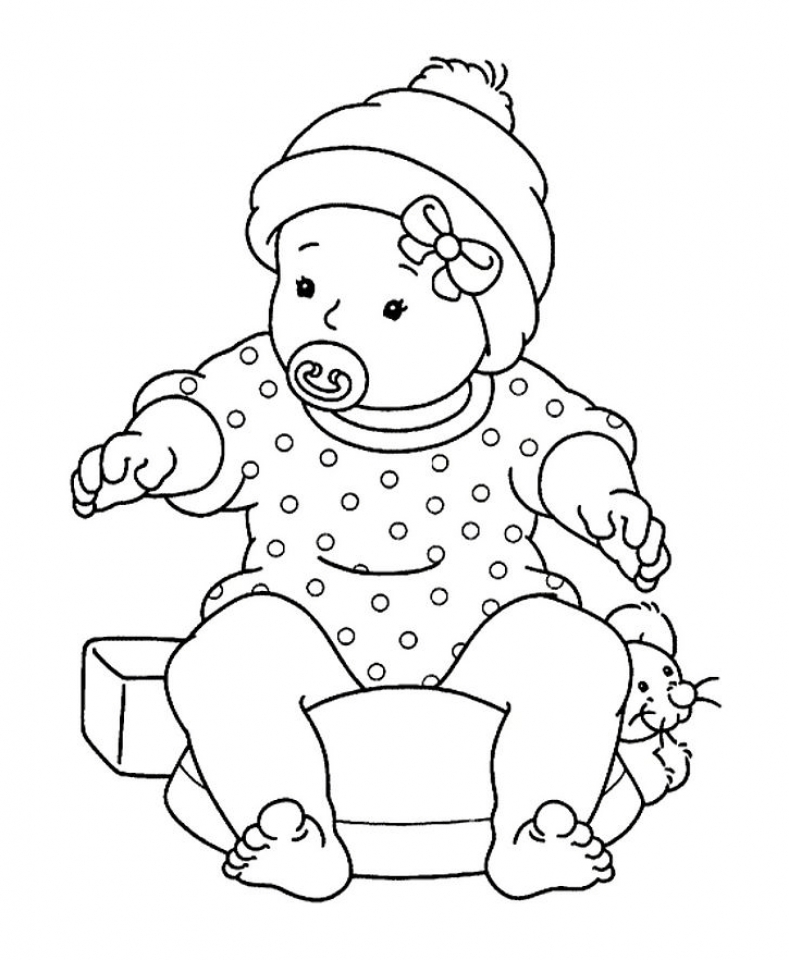 baby images coloring pages - photo #2