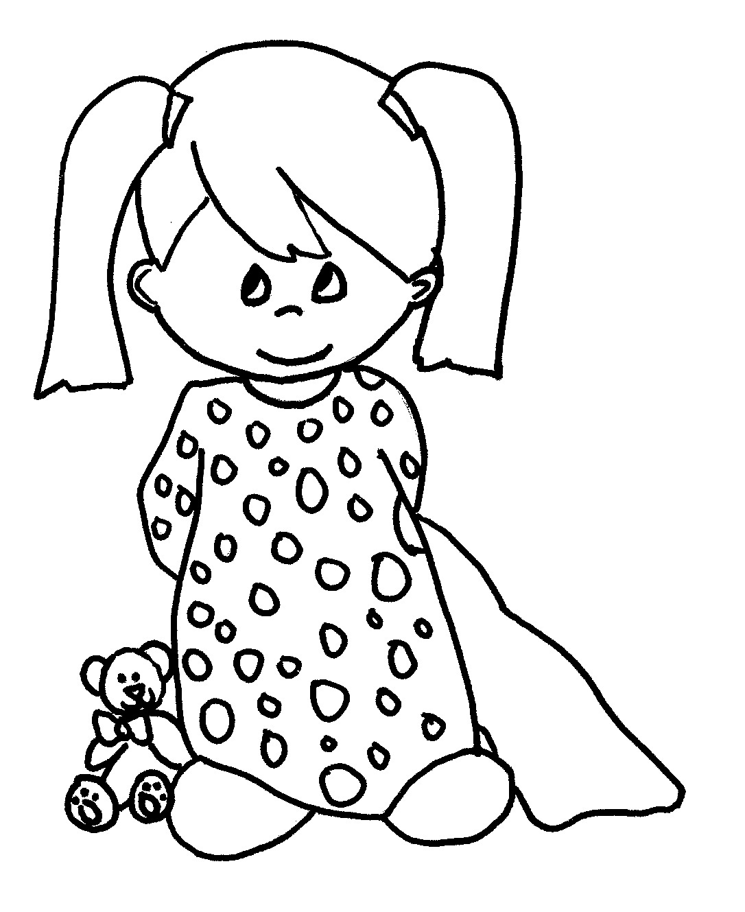 baby coloring pages for kids - photo #10