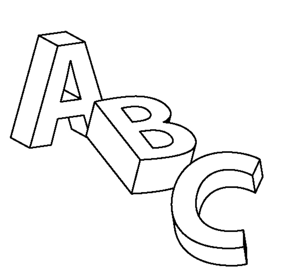 abc 123 coloring pages preschool - photo #32