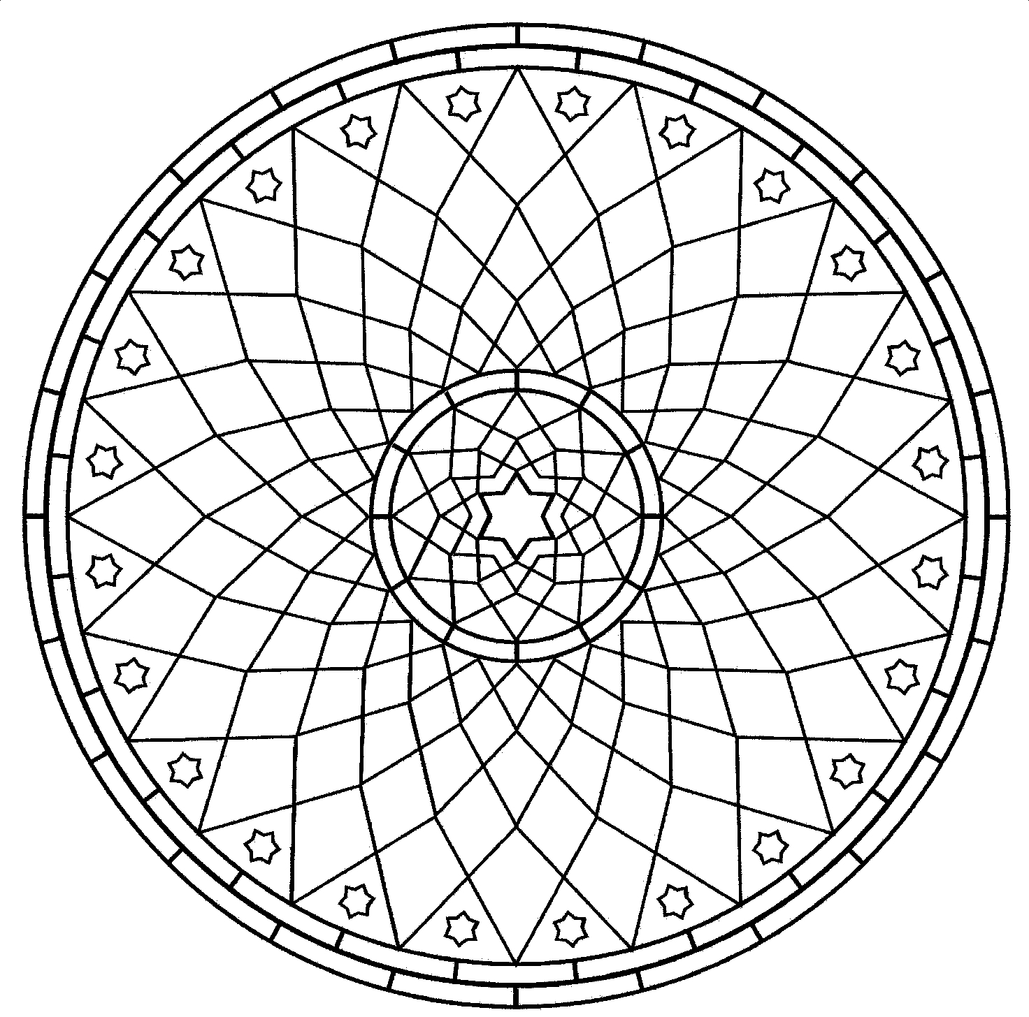 radial design coloring pages - photo #29