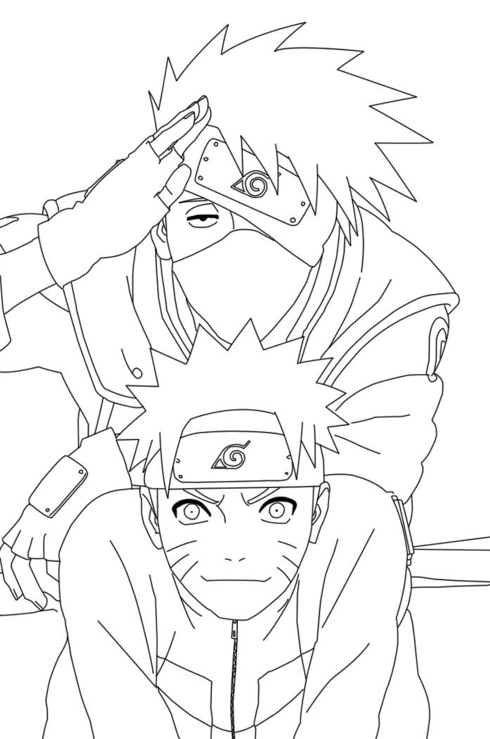 naruto coloring book pages - photo #10