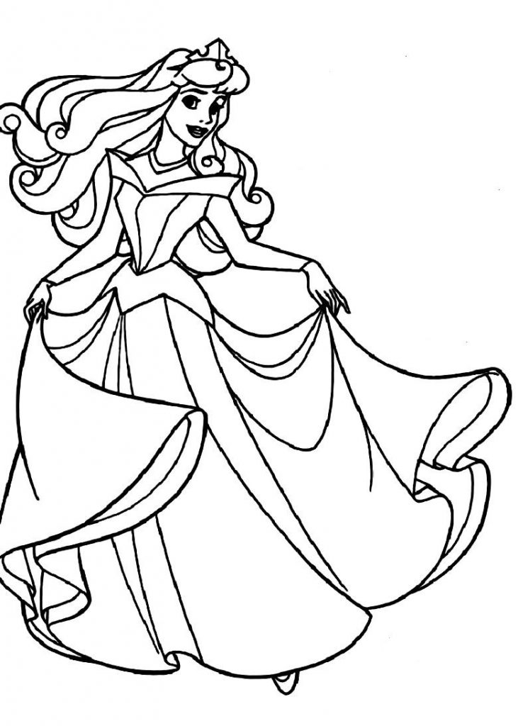 Sleeping Beauty Coloring Coloring Pages - Kidsuki