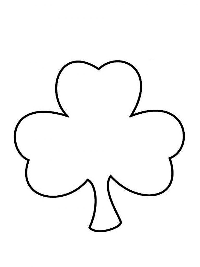 676 Cartoon Free Shamrock Coloring Pages for Adult