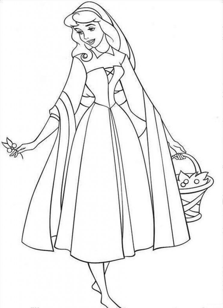 Free Printable Sleeping Beauty Coloring Pages For Kids