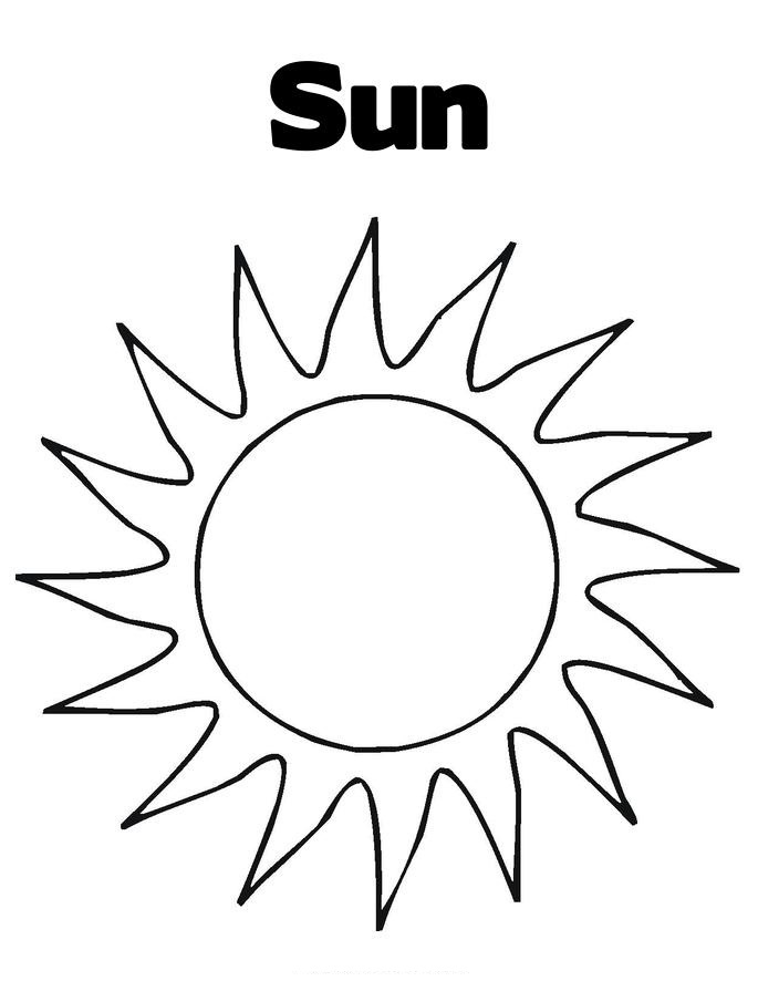 Free Printable Sun Coloring Pages for Kids