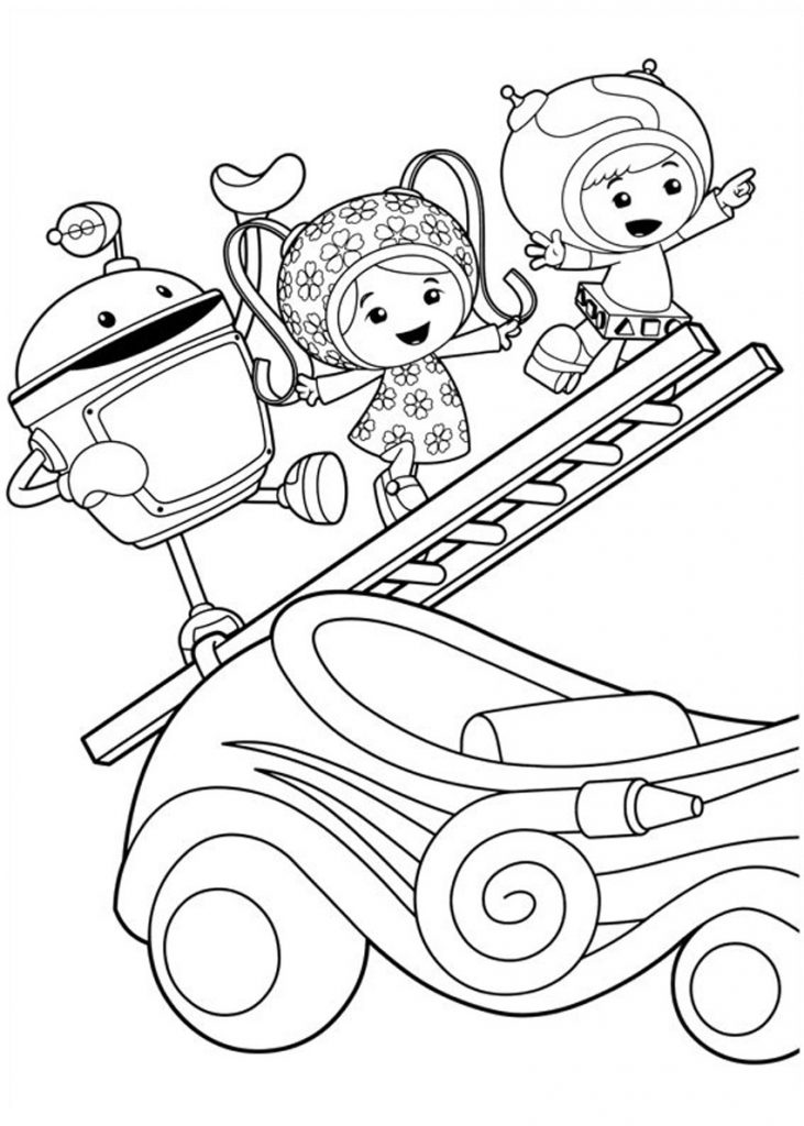 Team Umizoomi Color Pages
