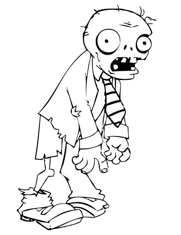 zombie coloring pages free - photo #1