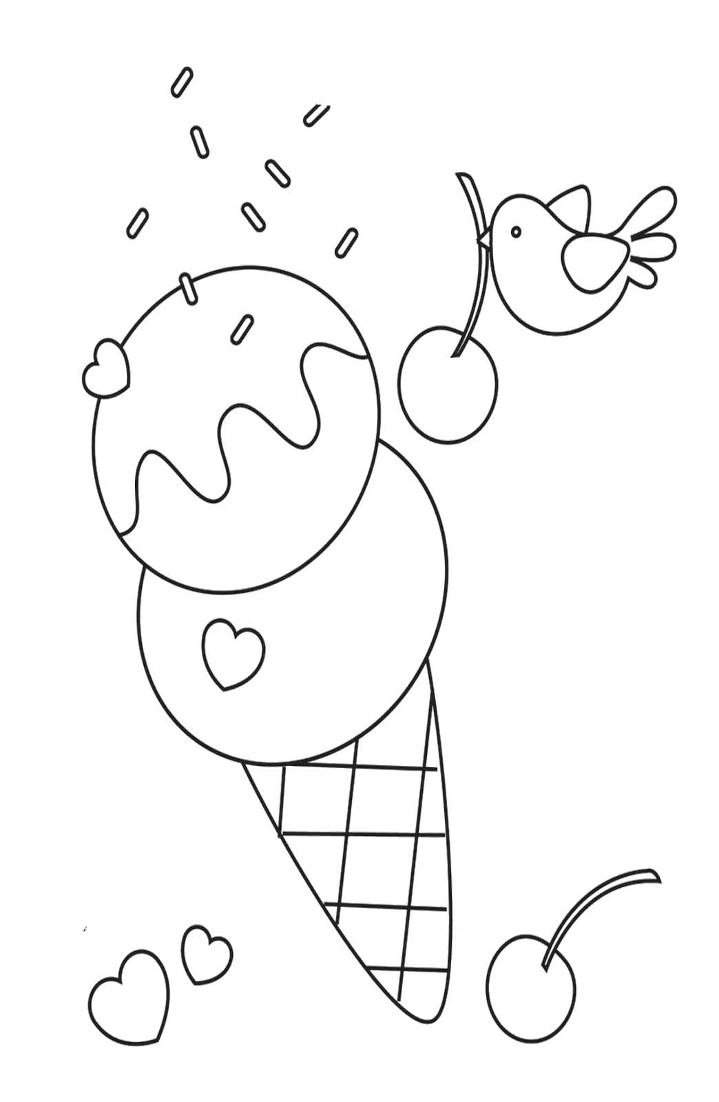 ice cream coloring pages for kids - photo #20